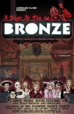 Cardboard Sword Collective Presents A Night At The Bronze - Buffy Tribute Night Image