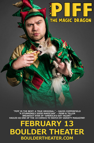 PIFF THE MAGIC DRAGON Comes To Boulder Theater 