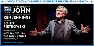 Ken Jennings Stars In THE GOSPEL OF JOHN At The Sheen Center Image