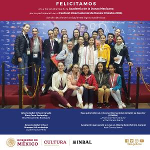 Reconocen En El Festival Internacional De Danza 2019 El Nivel Académico De Estudiantes Del INBAL 