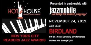 NYC Readers Jazz Awards Announced At Birdland Theater, November 24 