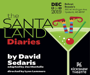 Kickshaw Theatre Presents David Sedaris's THE SANTALAND DIARIES Image