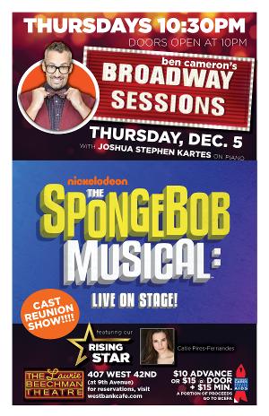 The Cast of THE SPONGEBOB MUSICAL Will Reunite At Broadway Sessions This Week 