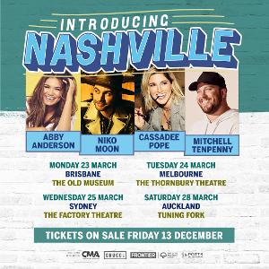 INTRODUCING NASHVILLE Four Artist Series Returns To AU & NZ March 2020 Image