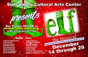 Simi Valley Cultural Arts Center Presents ELF THE MUSICAL! 
