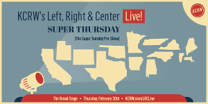 Tickets On Sale Now For KCRW's LEFT, RIGHT, & CENTER LIVE! At The Broad Stage 