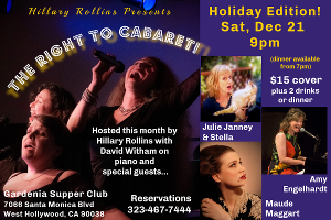 Hillary Rollins Presents MaryJo Mundy In THE RIGHT TO CABARET At The Gardenia Supper Club Image