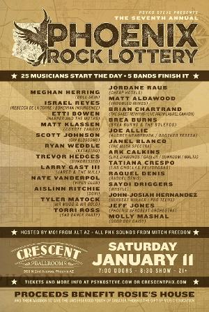 Phoenix Rock Lottery At Crescent Ballroom To Benefit Rosie's House Image