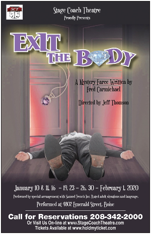 EXIT THE BODY A Mystery Farce Opens At SCT, 1/10  Image