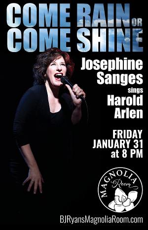 Josephine Sanges Sings Harold Arlen in COME RAIN OR COME SHINE At The Magnolia Room  Image