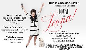 TOVAH IS LEONA! Starring Tovah Feldshuh Returns To The Mizner Park Cultural Center 