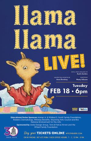 LLAMA LLAMA LIVE Announced at WYO Theater Image