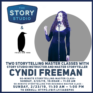 The Story Studio Presents Two Storytelling Master Classes At Frigid Festival 