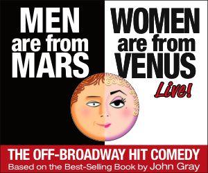 MEN ARE FROM MARS-WOMEN ARE FROM VENUS-LIVE! Plays The Avenel Performing Arts Center  Image