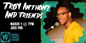 Announcing TROY ANTHONY AND FRIENDS At Joe's Pub 