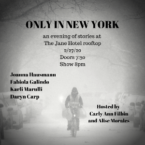 ONLY IN NEW YORK Comes to the Jane Hotel, 2/27 Image