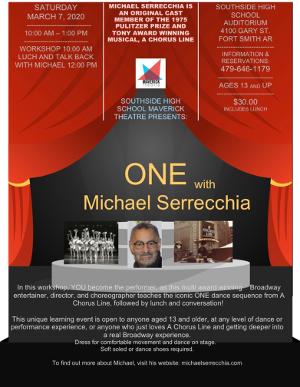 Michael Serrecchia of A CHORUS LINE Will Teach Workshop at Southside High School Auditorium 