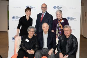 The Workers Circle Hosts Cocktails And Conversations With Daniel And Nina Libeskind And Alan And Arlene Alda Image