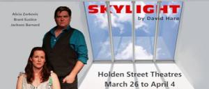 SKYLIGHT Comes to Holden Street Theatres Image