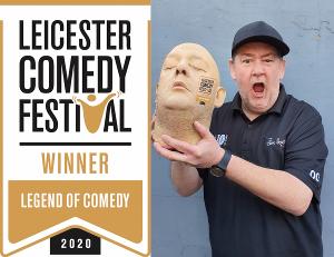 Johnny Vegas Wins Legend Of Comedy Award At Leicester Comedy Festival Award Ceremony 