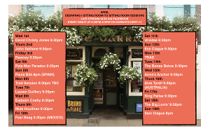 DeBarras Announces 'Sitting Living Room To Living Room Sessions' With John Spillane, Trad Sessions, and More! Image