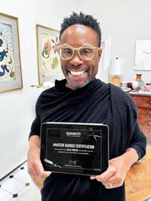VIDEO: Billy Porter Launches The Barba 'Quarancuts' Virtual Hair School Series! Image
