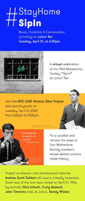 Group Honors Historic 1966 LGBT 'Sip-In' Protest With Virtual Cocktails And Community 