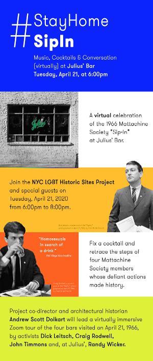 Group Honors Historic 1966 LGBT 'Sip-In' Protest With Virtual Cocktails And Community Image