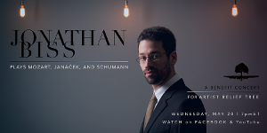 Pianist Jonathan Biss Performs Benefit Recital In Support Of Artist Relief Tree, May 20 