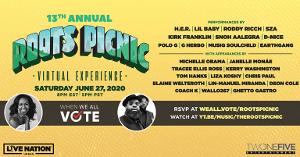The Roots Picnic 2020 Partners With Michelle Obama's 'When We All Vote' For Virtual Festival Experience Image