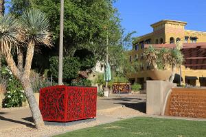 Artist-Designed Recycle Bins Installed At Scottsdale Waterfront 