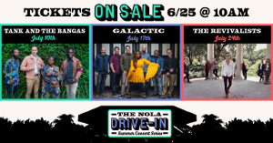 The NOLA Drive-In Summer Concert Series Comes to The Lakefront Arena July 10 Image