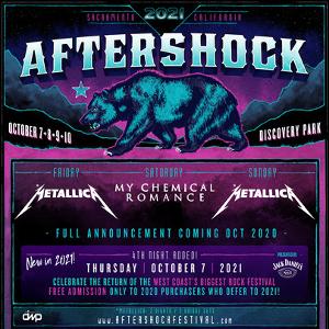 Aftershock Festival Rescheduled To October 7 - 10, 2021 Image