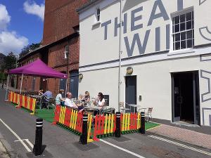 Cafe Bar At Theatre Royal Winchester Signs Up To Eat Out To Help Out Scheme Image