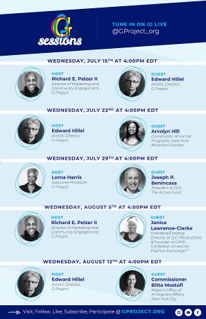 G SESSIONS: WHAT IS YOUR G STATUS? Announces Guest Lineup Image