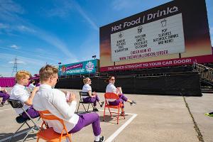 THE DRIVE IN Will Begin Pedestrian and Cyclist Tickets For Live Events and Films This Summer Image