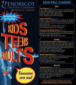 Penobscot Theatre Company Announces Fall Dramatic Academy Classes Image