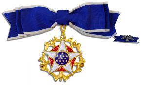 Presidential Medal Of Freedom Awarded To Martha Raye For Her Service To The Troops To Be Auctioned 