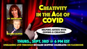 Richard Skipper and Dr. Judi Bloom in STAGE BLIGHT: THEATER IN THE AGE OF COVID  Premiers Tomorrow 