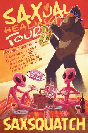 Saxsquatch Announces Multi-City Outdoor Saxual Healing Tour 2020 