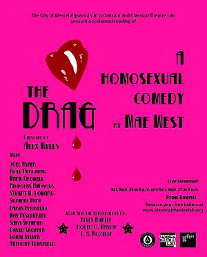 City of West Hollywood and Classical Theatre Lab to Live Stream Reading of THE DRAG by Mae West 