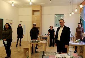Keir Starmer Visits Clean Break To Celebrate As The Theatre Company Reopens its Doors Image