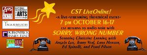 CST LiveOnline! Presents SORRY, WRONG NUMBER  Image