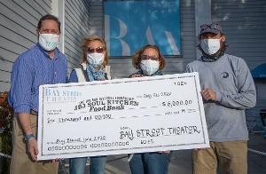 Bay Street Presents $6,000 Check To JBJ Soul Kitchen Food Bank Image