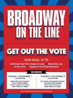 CAMA Presents BROADWAY ON THE LINE - Get Out The Vote! 