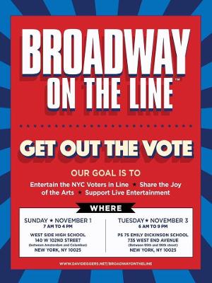 CAMA Presents BROADWAY ON THE LINE - Get Out The Vote! Image