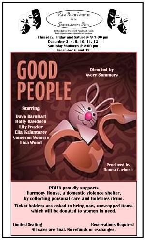 Palm Beach Institute Presents GOOD PEOPLE Image