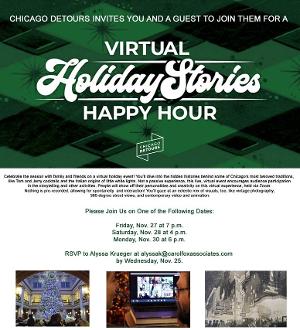 Chicago Detours Presents Interactive VIRTUAL HOLIDAY STORIES HAPPY HOUR Image
