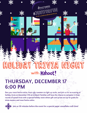 Bloomingdale School Of Music to Host Virtual Holiday Trivia Night Image