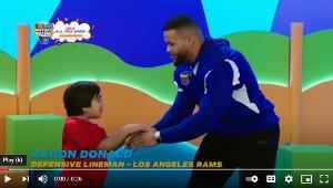 LA Rams' Aaron Donald Appears on Children's Show RYAN'S MYSTERY PLAYDATE Image
